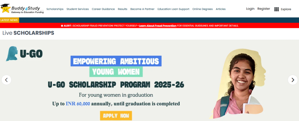 U-Go Scholarship Program 2025-26: Check Eligibility & Application Process 2 U-Go Scholarship Program 2025-26 Application Process